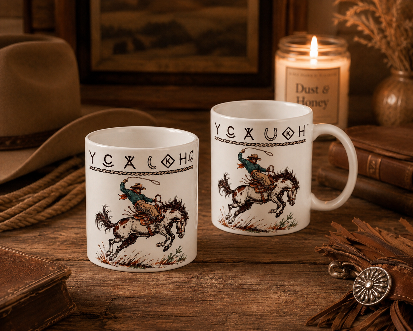 Western Coffee Mug, (11oz, 15oz)