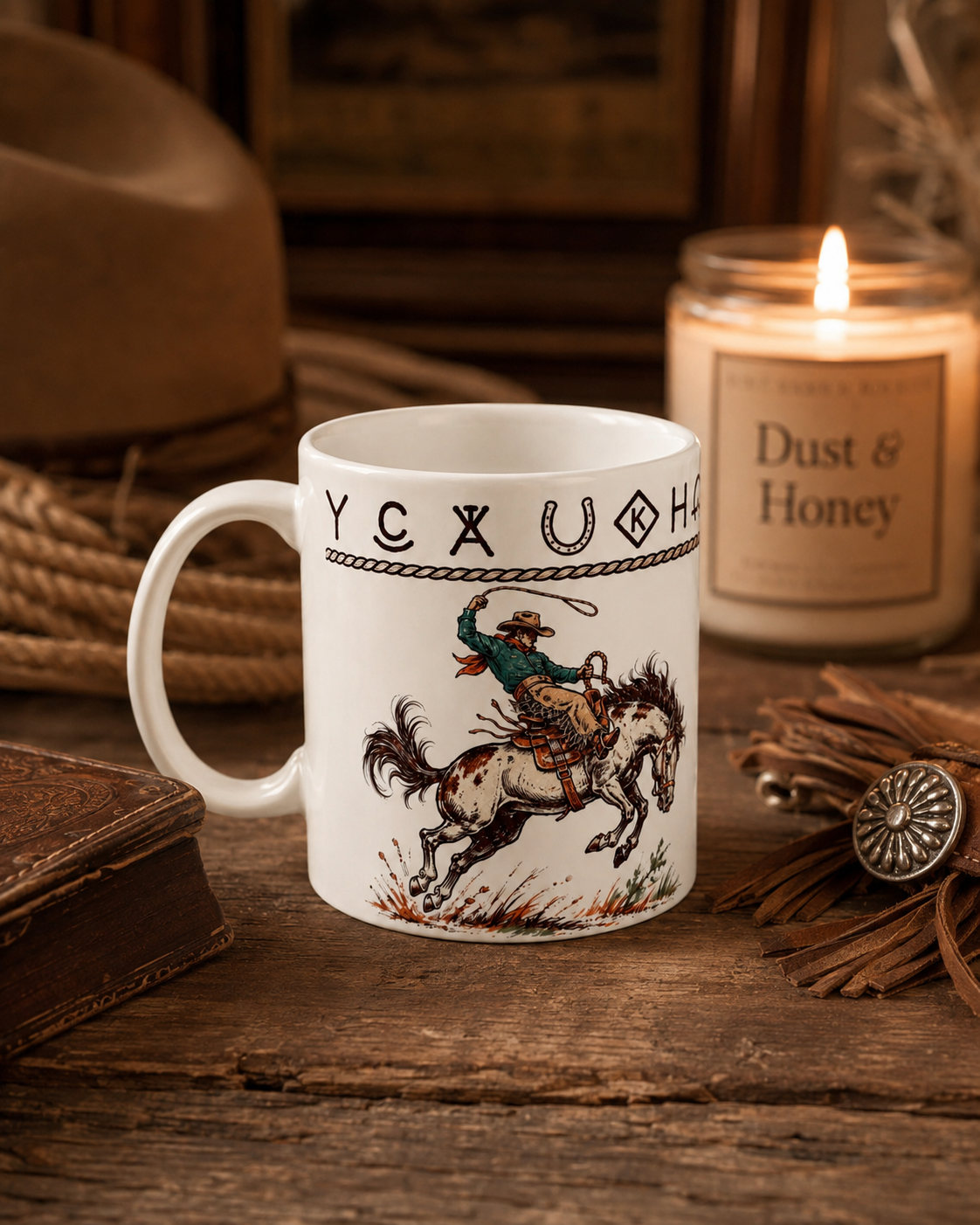 Western Coffee Mug, (11oz, 15oz)