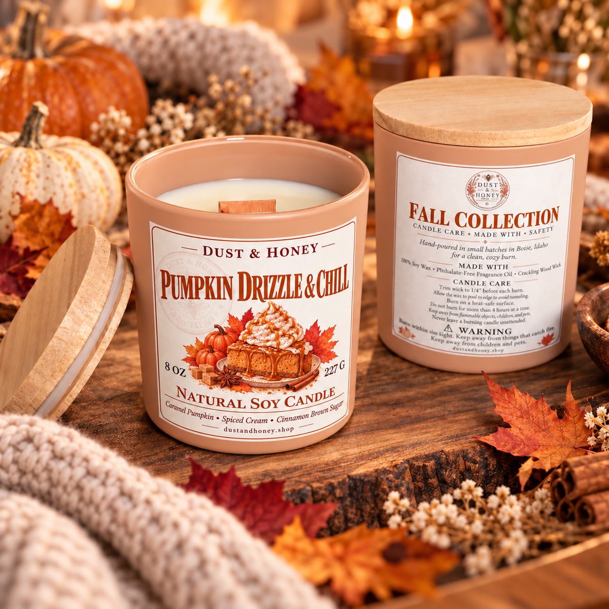 Fall Collection • Soy 10oz Candles