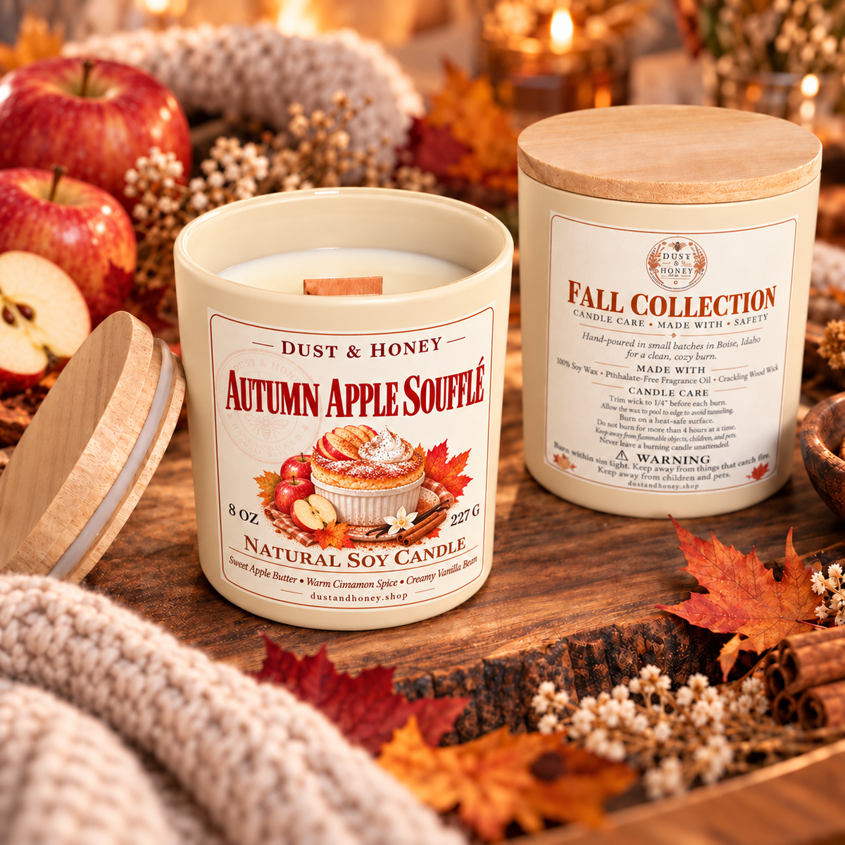 Fall Collection • Soy 10oz Candles