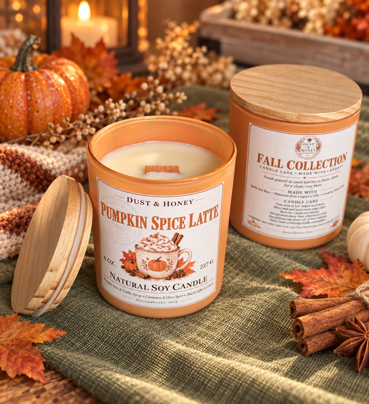 Fall Collection • Soy 10oz Candles