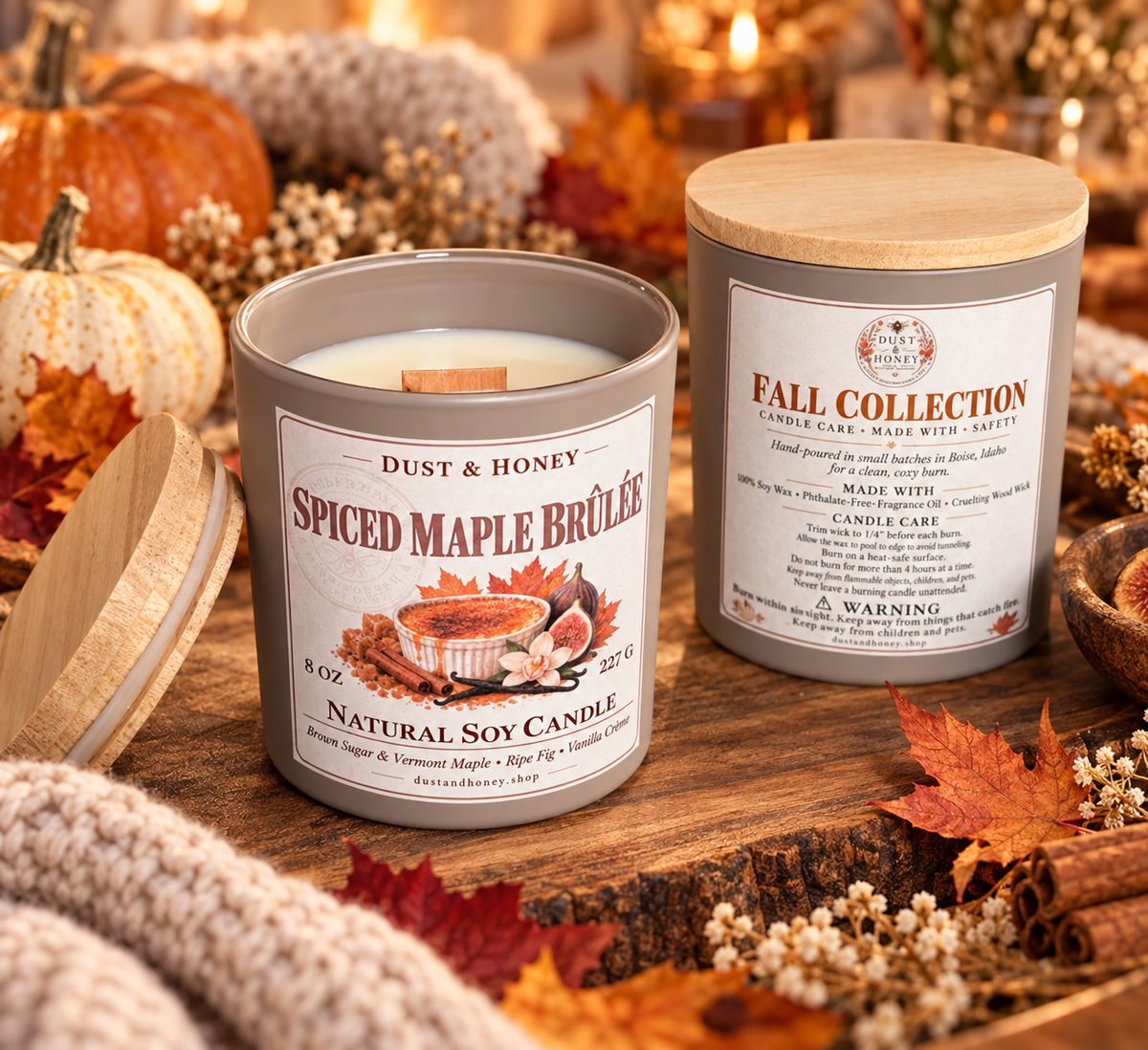 Fall Collection • Soy 10oz Candles