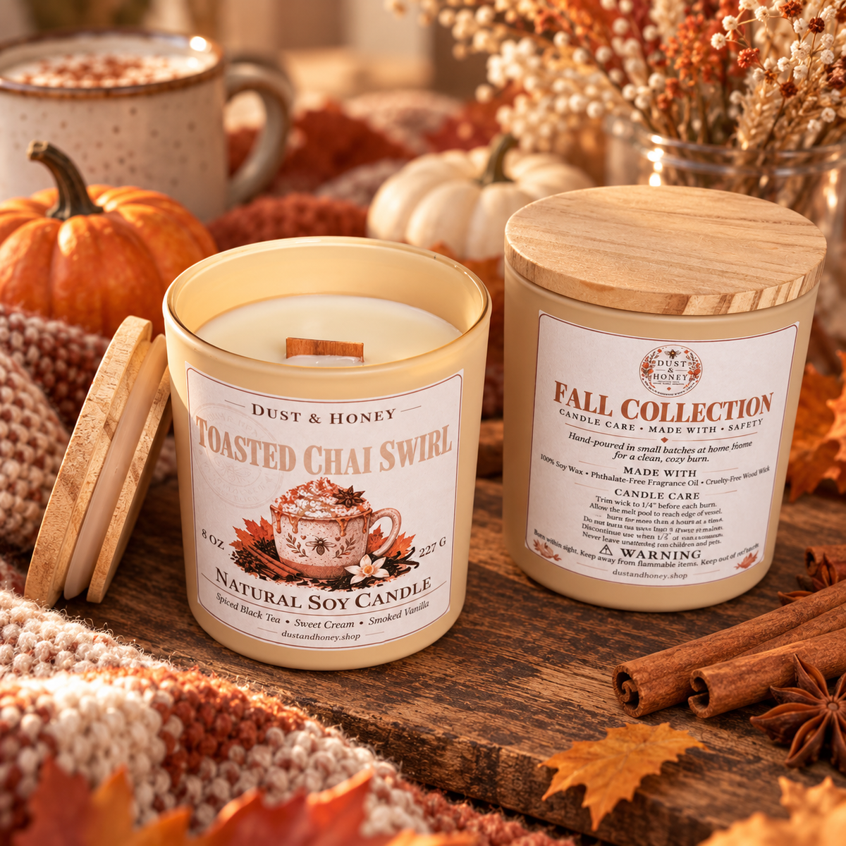 Fall Collection • Soy 10oz Candles
