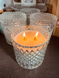 Vintage 15oz Crystal Glass • Soy Candle Collection