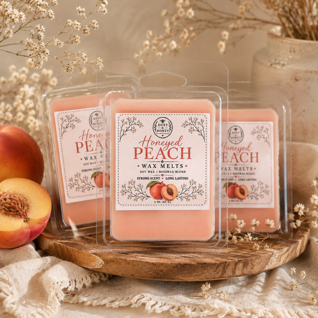 Honeyed Peach Wax Melts