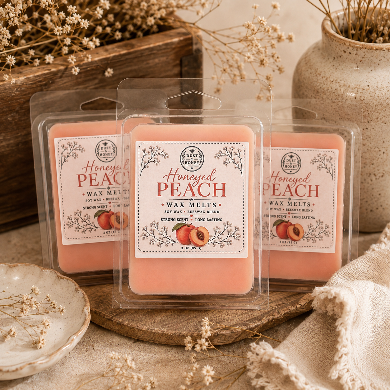 Honeyed Peach Wax Melts