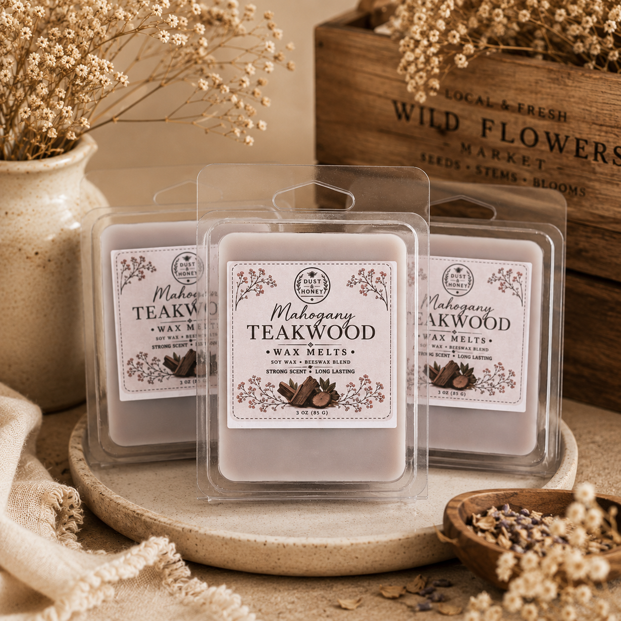 Mahogany Teakwood Wax Melts