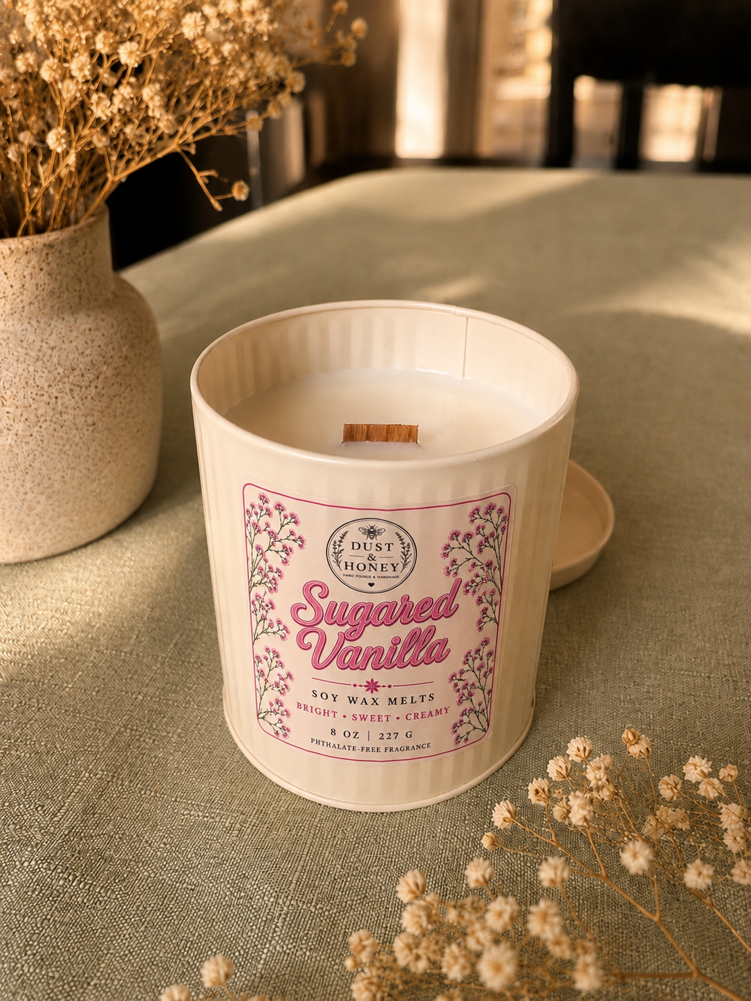 Sugared Vanilla • Soy Candle
