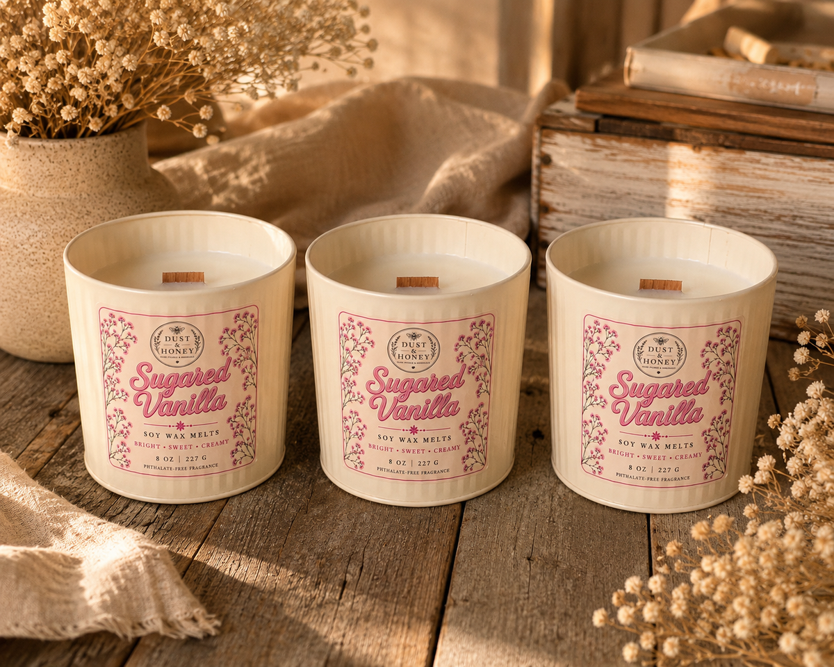 Sugared Vanilla • Soy Candle