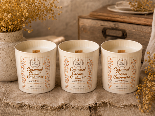 Carmel Cream Cashmere • Soy Candle
