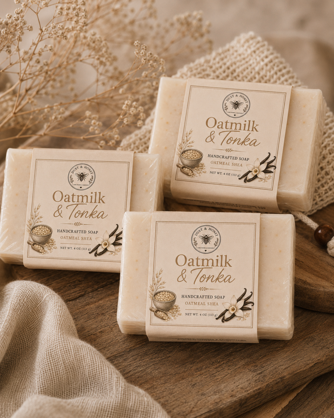 Oatmilk & Tonka • Oatmeal Shea Soap