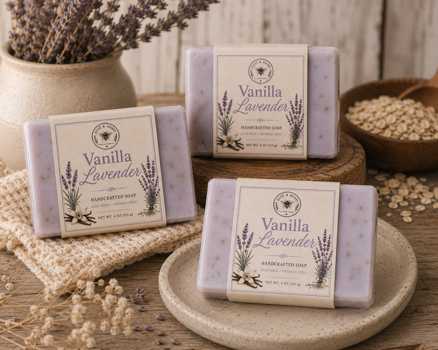 Vanilla Lavender • Goat Milk Soap