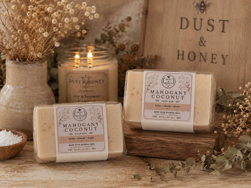Mahogany Coconut • Oatmeal Shea Soap