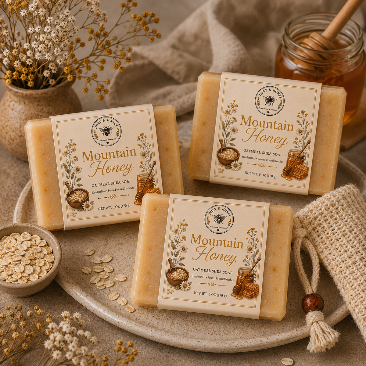 Mountain Honey • Oatmeal Shea Soap
