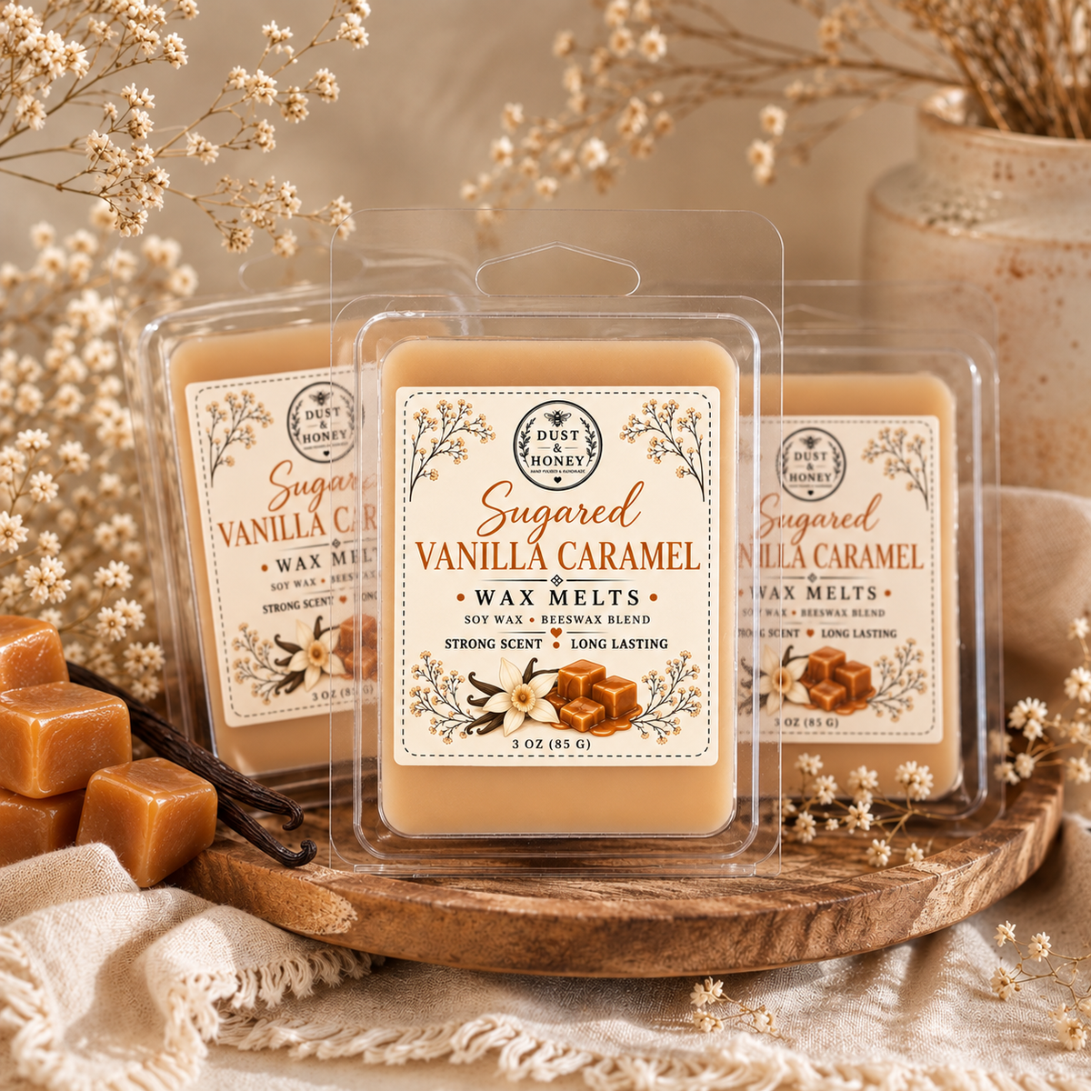 Sugared Vanilla Carmel • Wax Melts