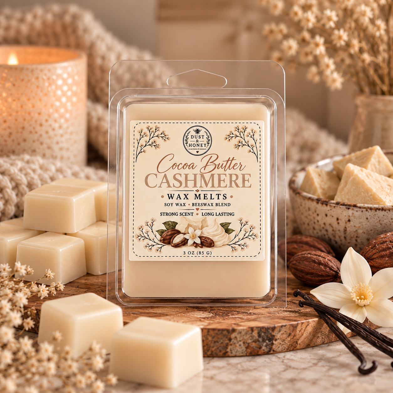 Cocoa Butter Cashmere • Wax Melts