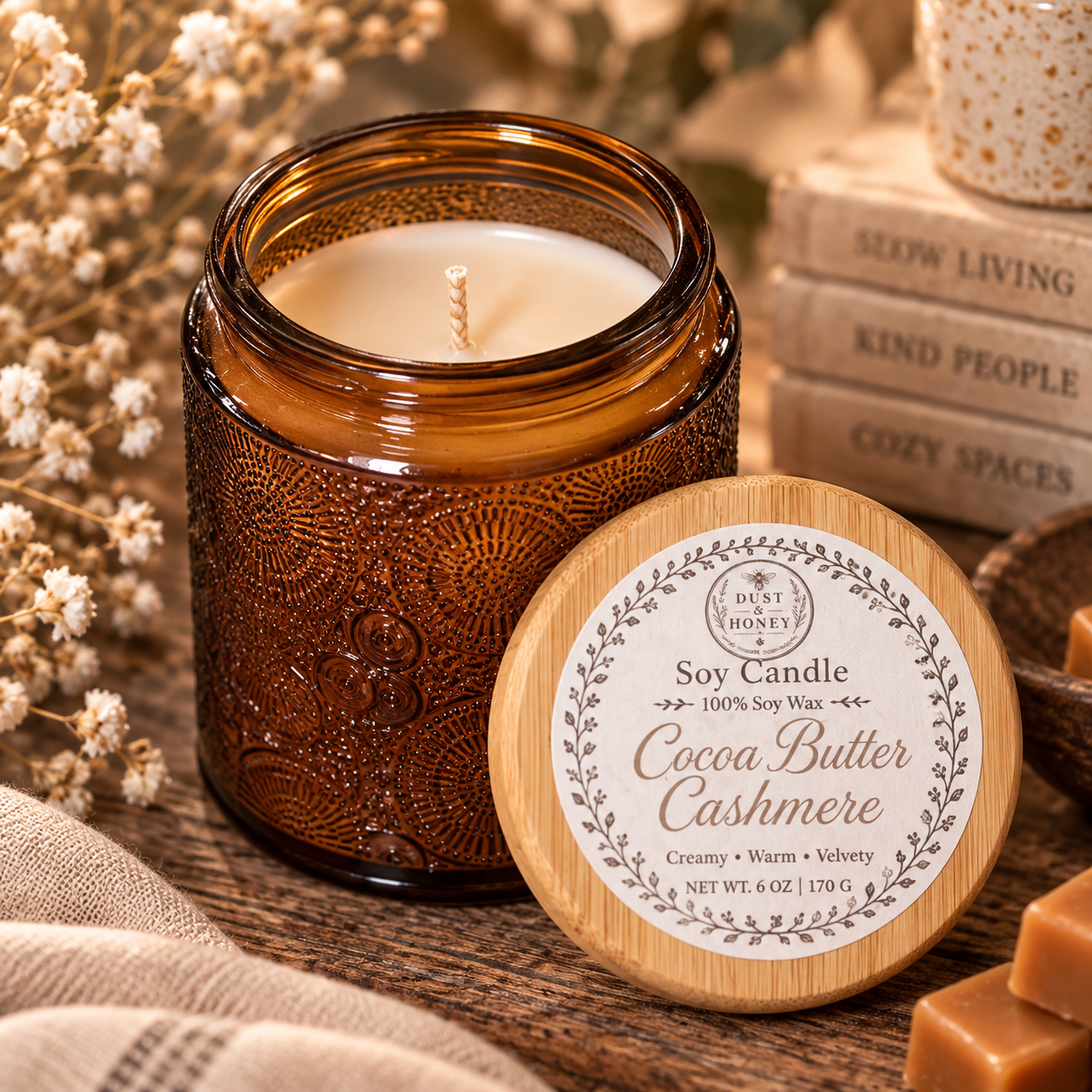 Cocoa Butter Cashmere • Soy Candle