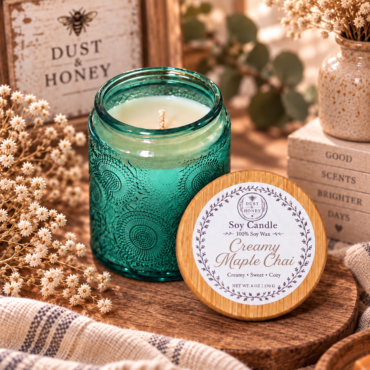 Creamy Maple Chai • Soy Candle